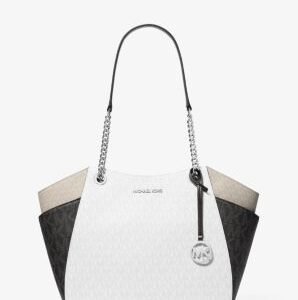 Michael Kors Jet Set Large Color-Block Signature Logo Sholder Bag