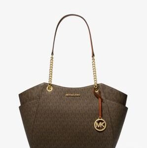 Michael Kors Jet Set Large Signature Logo Sholder Bag