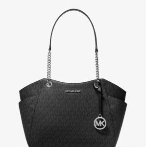 Michael Kors Jet Set Large Signature Logo Sholder Bag